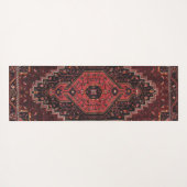 Perzisch tapijt oosterse accent  Turks retro Yogamat (Achterkant (horizontaal))