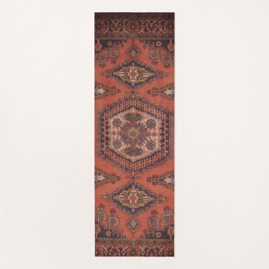 Perzisch tapijt oosterse accent  Turks retro Yogamat (Voorkant)