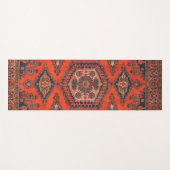 Perzisch tapijt oosterse accent  Turks retro Yogamat (Voorkant (horizontaal))