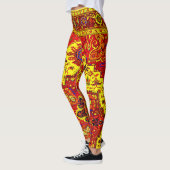 PERZISCH TAPijt - Rood & Geel Leggings (Links)