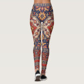 Perzisch tapijt vet kleuren Leggings (Achterkant)