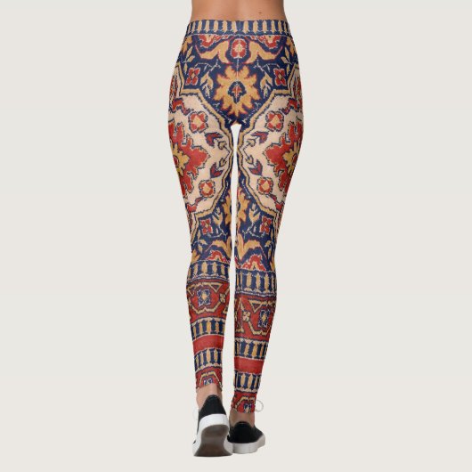  Perzisch tapijt vet kleuren Leggings (Achterkant)