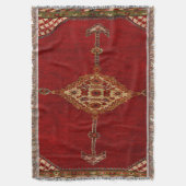 Perzisch tapijt - vetgedrukt ontwerp deken (Voorkant Verticaal)