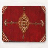 Perzisch tapijt - vetgedrukt ontwerp muismat (Voorkant)