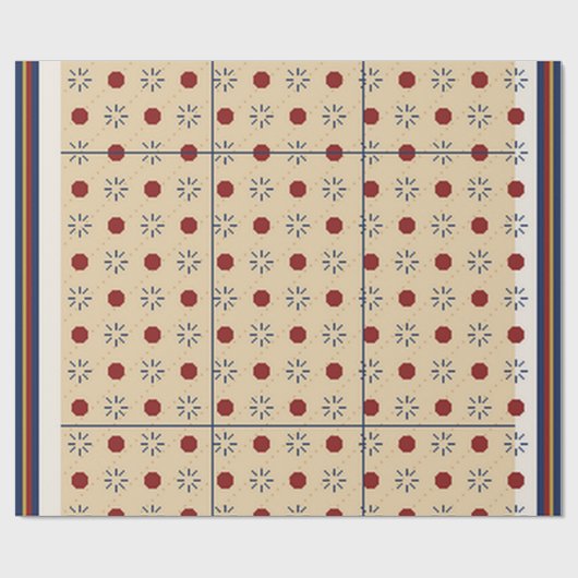 Perzisch Tapijtpatroon Cadeaupapier (Vlak)