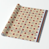 Perzisch Tapijtpatroon Cadeaupapier (Uitgerold)