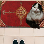 Perzisch tapijtpatroon deurmat