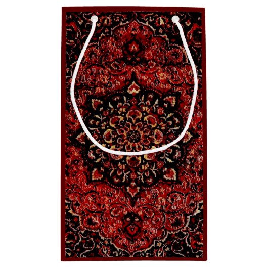 Perzisch tapijtpatroon klein cadeauzakje (Achterkant)