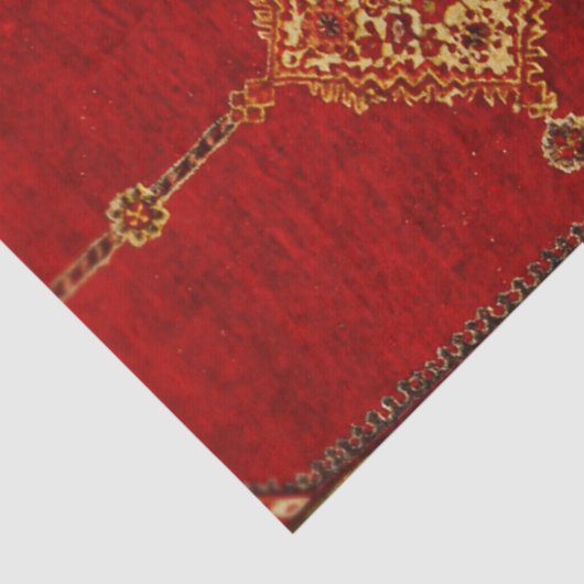 Perzisch tapijtpatroon tissuepapier (Detail)