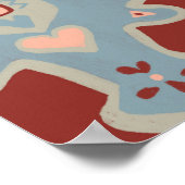 Perzisch tapijtschilderkunst poster (Hoek)