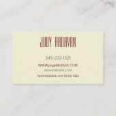 Perzisch tapijtschildpad - visitekaartje van yoga- (Achterkant)