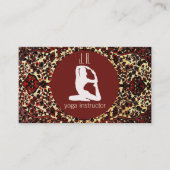 Perzisch tapijtschildpad - visitekaartje van yoga- (Voorkant)