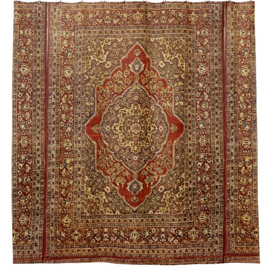 Perzisch tapijtuiterlijk - Tabris Douchegordijn (Voorkant)