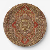Perzisch tapijtuiterlijk - Tabris Papieren Bordje (Voorkant)