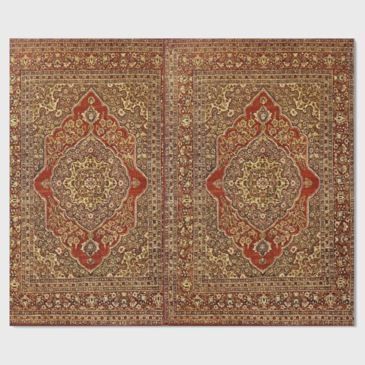 Perzisch tapijtuitzicht - Tabriz Cadeaupapier (Vlak)