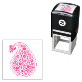 Perzisch tegel paisley motief zelfinktende stempel (In situ)