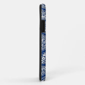 Perzisch tegelpatroon - kobalt blauw en wit Case-Mate iPhone case (Achterkant/rechts)