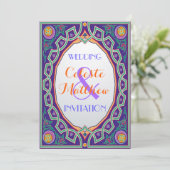 Perzisch Turks Arabisch Marokkaans huwelijk of par Kaart (Staand voorkant)