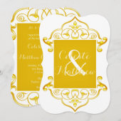 Perzisch Turks Arabisch Marokkaans huwelijk of par Kaart (Voorkant / Achterkant)