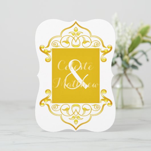 Perzisch Turks Arabisch Marokkaans huwelijk of par Kaart (Staand voorkant)