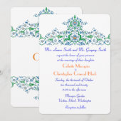 Perzisch Turks Arabisch Marokkaans huwelijk of par Kaart (Voorkant / Achterkant)