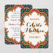 Perzisch Turks Arabisch Marokkaans huwelijk of par Kaart (Voorkant / Achterkant)