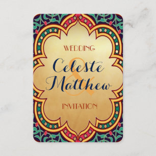 Perzisch Turks Arabisch Marokkaans huwelijk of par Kaart