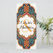 Perzisch Turks Arabisch Marokkaans huwelijk of par Kaart (Staand voorkant)