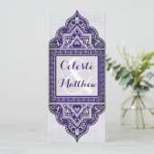 Perzisch Turks Arabisch Marokkaanse bruiloft of fe Kaart (Staand voorkant)