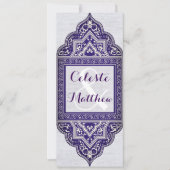 Perzisch Turks Arabisch Marokkaanse bruiloft of fe Kaart (Voorkant)