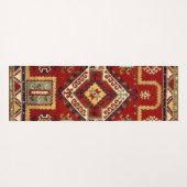 Perzisch Turks Rug Pattern Yogamat (Achterkant (horizontaal))