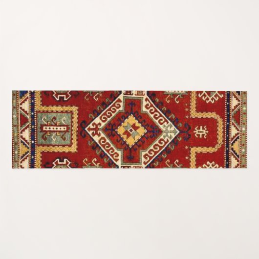 Perzisch Turks Rug Pattern Yogamat (Voorkant (horizontaal))