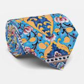 Perzisch uitgewerkt stropdas voor muurvormig ontwe (Opgerold)