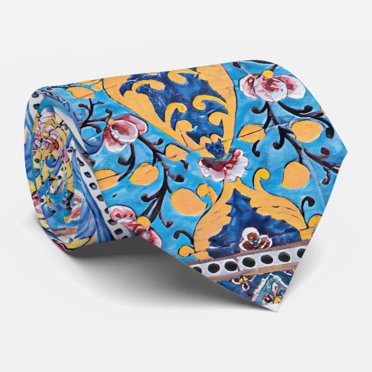 Perzisch uitgewerkt stropdas voor muurvormig ontwe (Opgerold)