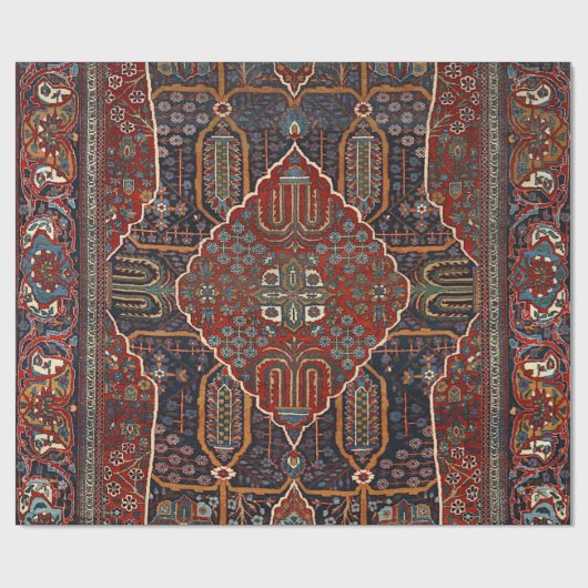 Perzisch verbrand Oranje Rust Red  Cadeaupapier (Vlak)