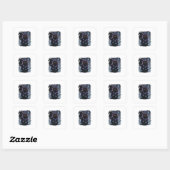 Perzisch vertrouwd - Halloween Witch Cat Vierkante Sticker (Vel)