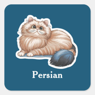 Perzisch Vierkante Sticker