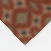 Perzisch vuurelement pluche patroon fleece deken (Hoek)