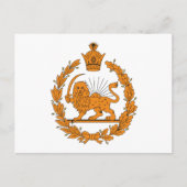 Perzisch wapenschild Briefkaart (Voorkant)