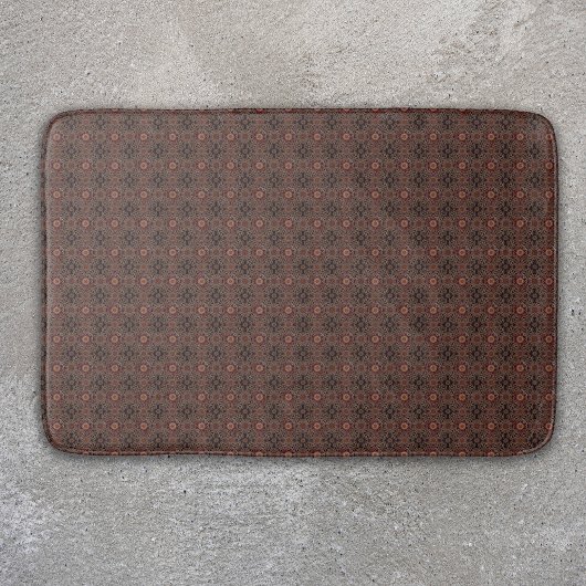 Perzisch zonniest heeft een etnisch patroon gehuld badmat