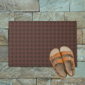 Perzisch zonniest heeft een etnisch patroon gehuld deurmat