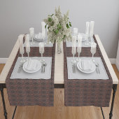 Perzisch zonniest heeft een etnisch patroon gehuld medium tafelloper