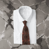 Perzisch zonniest heeft een etnisch patroon gehuld stropdas