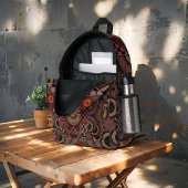 Perzisch zonniest omgevormd etnische halve cirkel  bedrukte rugzak