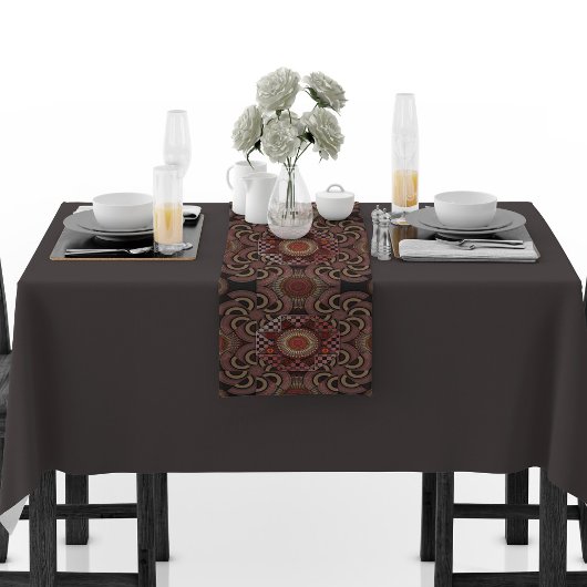 Perzisch zonniest omgevormd etnische halve cirkel medium tafelloper