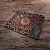 Perzisch zonniest omgevormd etnische halve cirkel muismat