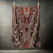 Perzisch zonniest omgevormd etnische halve cirkel strandlaken