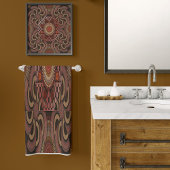 Perzisch zonniest omgevormd etnische halve cirkel strandlaken