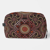 Perzisch zonniest omgevormd etnische halve cirkel  toilettasje (Voorkant)