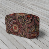 Perzisch zonniest omgevormd etnische halve cirkel  toilettasje